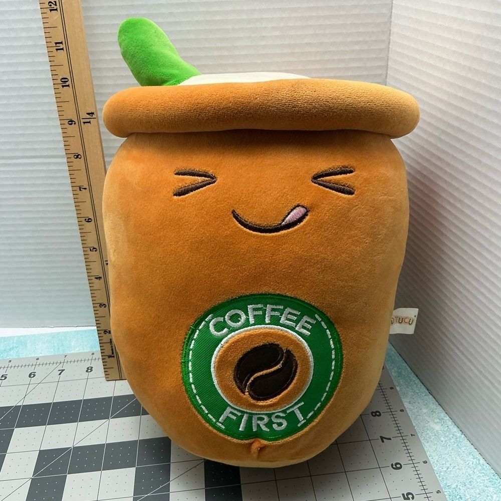 Cute Brown Coffee‎ Plush Toy